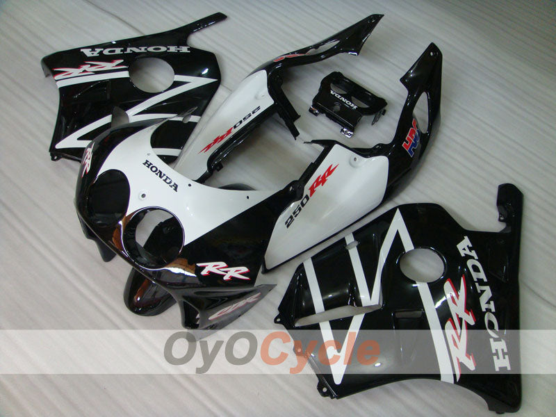 Einspritz-Verkleidungssatz für CBR250RR 90-94 - Weiß, Schwarz - Werksstil #OYO87902962 Zweitbild