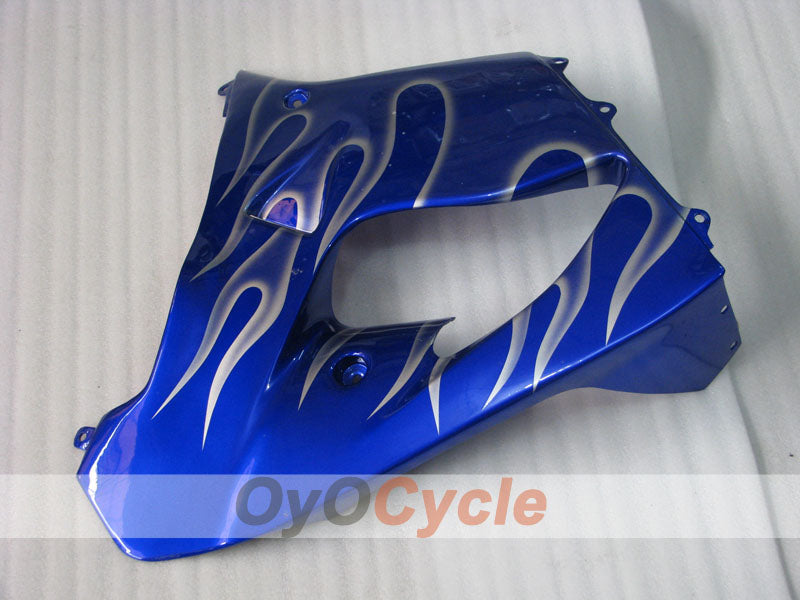 Verkleidungssatz für NINJA ZX-9R 98-99 - Blau, Silber - Flamme #OYO87903007