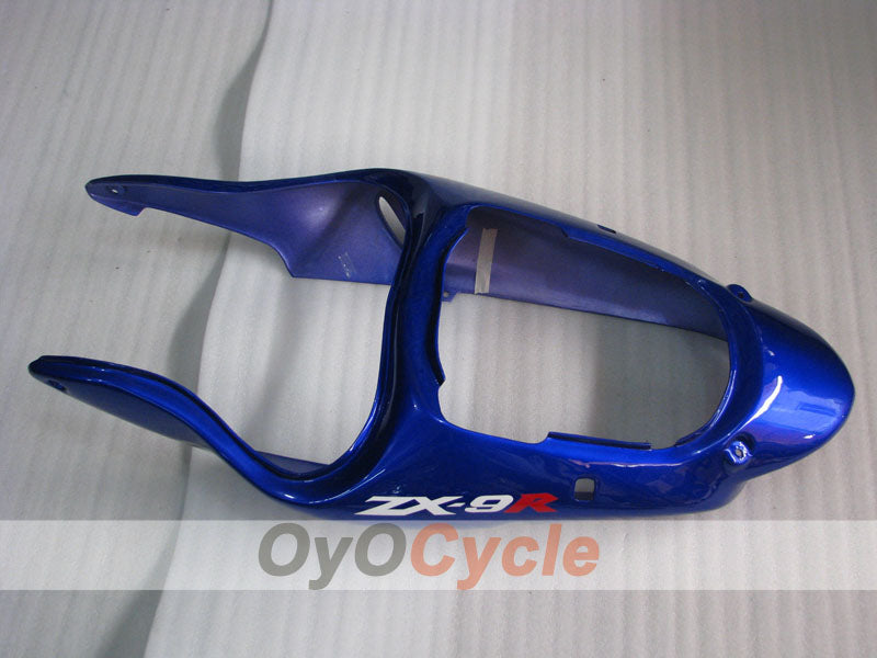 Verkleidungssatz für NINJA ZX-9R 98-99 - Blau, Silber - Flamme #OYO87903007