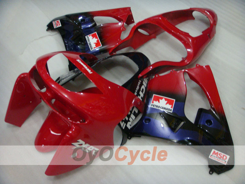 Verkleidungskit für NINJA ZX-9R 98-99 - Rot, Schwarz - Werksstil #OYO87903018