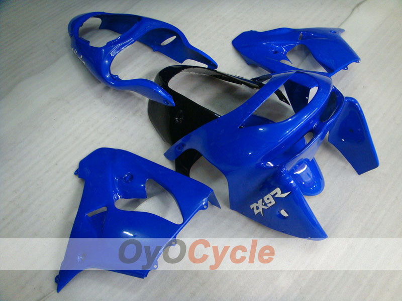 Verkleidungskit für NINJA ZX-9R 98-99 - Blau, Schwarz - Werksstil #OYO87903019