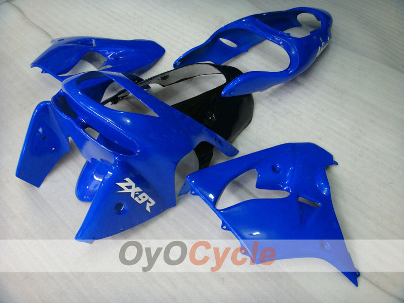 Verkleidungskit für NINJA ZX-9R 98-99 - Blau, Schwarz - Werksstil #OYO87903019
