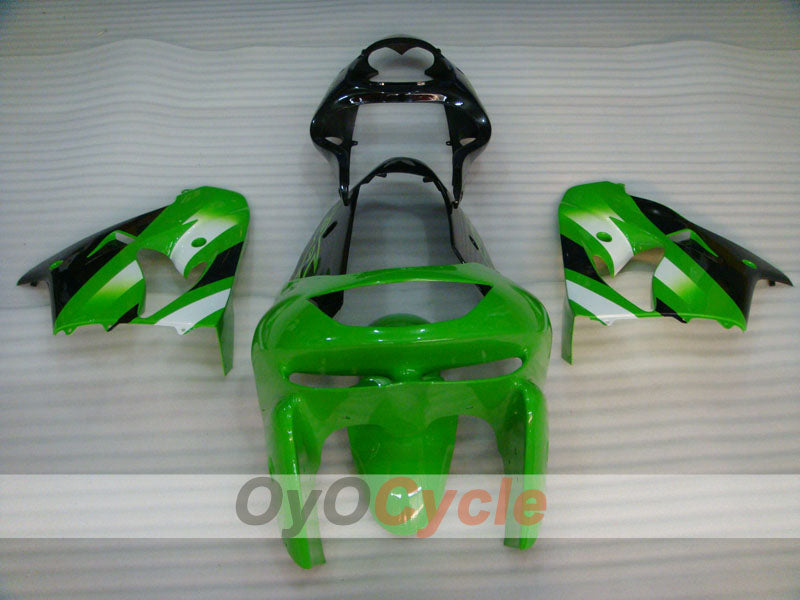 Verkleidungskit für NINJA ZX-9R 98-99 - Grün, Schwarz - Werksstil #OYO87903020