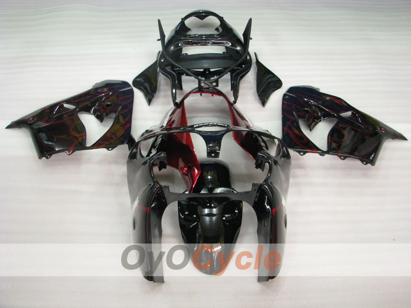 Verkleidungskit für NINJA ZX-9R 00-01 - Rot, Schwarz - Flamme #OYO87903027 Zweitbild