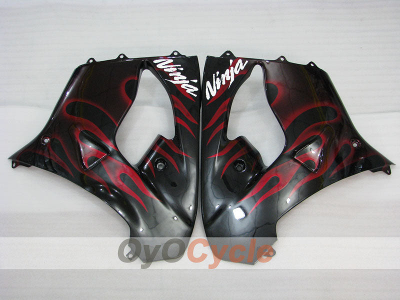 Linke und rechte Seitenverkleidung für Kawasaki 00-01 Ninja ZX-9R #OYO87913172