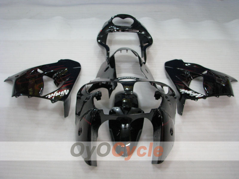Verkleidungskit für NINJA ZX-9R 00-01 - Rot, Schwarz - Flamme #OYO87903028 Zweitbild