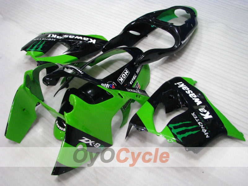 Verkleidungssatz für NINJA ZX-9R 00-01 - Grün, Schwarz - Monster #OYO87903031 Zweitbild