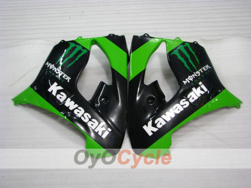 Linke und rechte Seitenverkleidung für Kawasaki 00-01 Ninja ZX-9R #OYO87913176