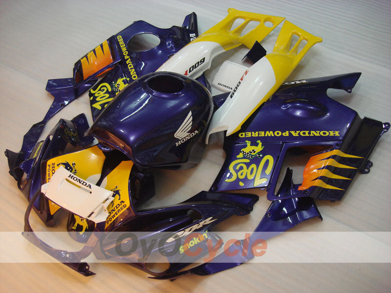Verkleidungssatz für Honda CBR600 F2 91-94 - Gelb, Lila - Camel #OYO87903041