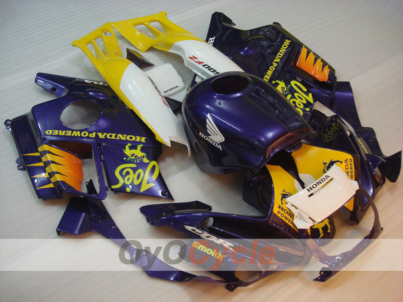 Verkleidungssatz für Honda CBR600 F2 91-94 - Gelb, Lila - Camel #OYO87903041