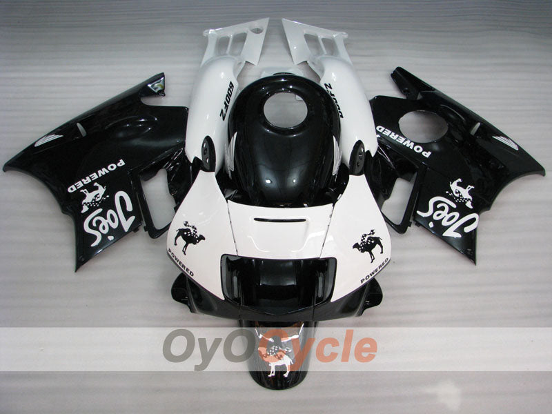 Verkleidungssatz für 91-94 Honda CBR600 F2 - Weiß, Schwarz - Camel #OYO87903047