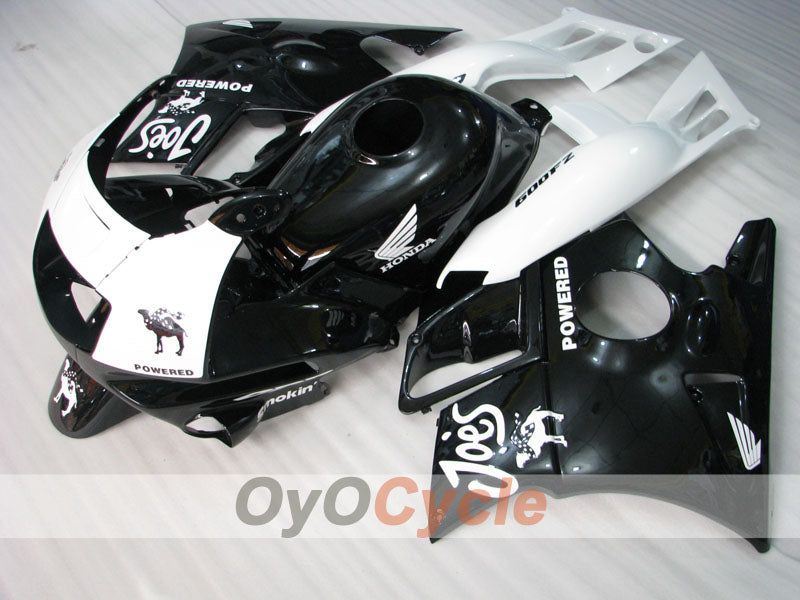 Verkleidungssatz für 91-94 Honda CBR600 F2 - Weiß, Schwarz - Camel #OYO87903047