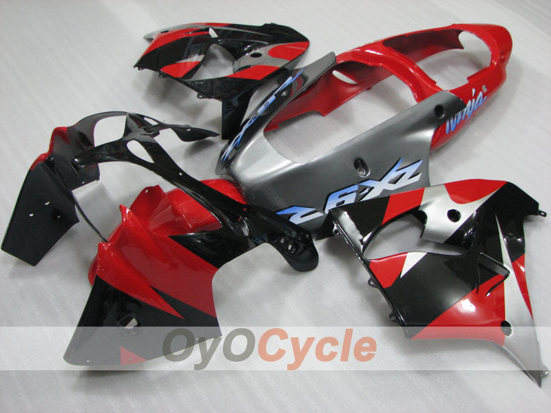 Verkleidungssatz für 00-01 NINJA ZX-9R - Rot, Schwarz - Werksdesign #OYO87903048 Zweitbild