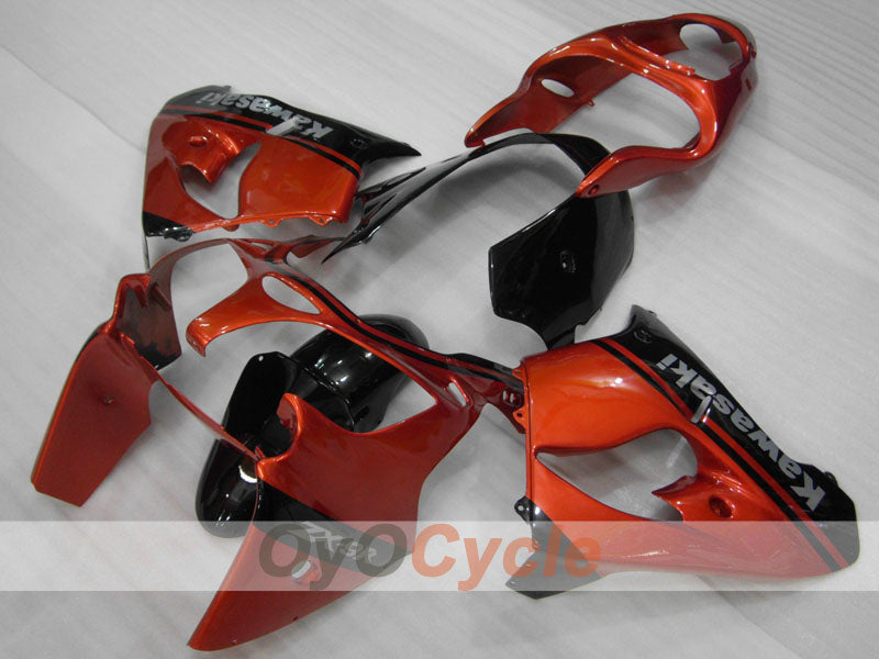 Verkleidungssatz für NINJA ZX-9R 00-01 - Orange, Schwarz - Werksstil #OYO87906058 Zweitbild