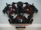 Verkleidungssatz für 91-94 Honda CBR600 F2 - Rot, Schwarz - Flamme #OYO87903060