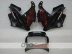 Verkleidungssatz für 91-94 Honda CBR600 F2 - Rot, Schwarz - Flamme #OYO87903060