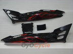 Verkleidungssatz für 91-94 Honda CBR600 F2 - Rot, Schwarz - Flamme #OYO87903060