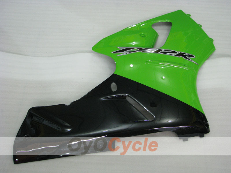 Verkleidungssatz für Einspritzmodelle 00-01 NINJA ZX-12R - Grün, Schwarz - Werksdesign #OYO87903073
