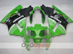 Spritzguss-Verkleidungssatz für NINJA ZX-12R, 02-05 - Grün, Schwarz - Nakano #OYO87903099