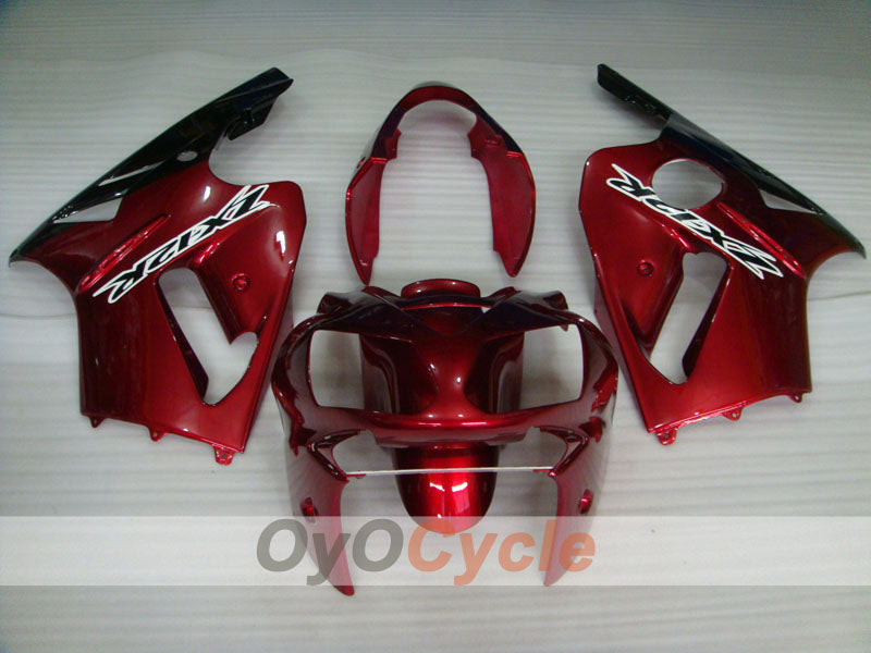 Spritzguss-Verkleidungssatz für NINJA ZX-12R, 02-05 - Rot, Schwarz - Werksdesign #OYO87903105 Zweitbild