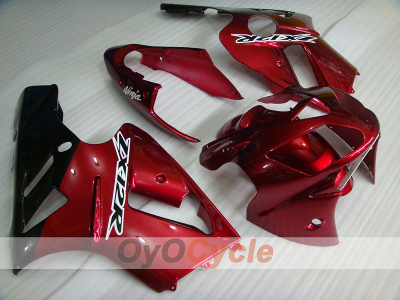 Spritzguss-Verkleidungssatz für NINJA ZX-12R, 02-05 - Rot, Schwarz - Werksdesign #OYO87903105 Hauptbild