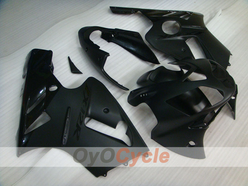Spritzguss-Verkleidungssatz für NINJA ZX-12R 02-05 - Schwarz, Matt - Werksstil #OYO87903108