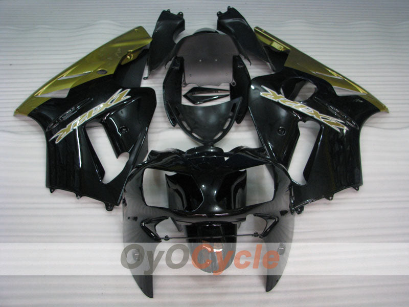 Spritzguss-Verkleidungssatz für NINJA ZX-12R 02-05 - Schwarz, Gold - Werksstil #OYO87903110 Zweitbild