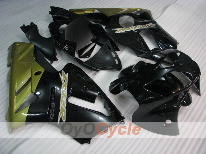 Spritzguss-Verkleidungssatz für NINJA ZX-12R 02-05 - Schwarz, Gold - Werksstil #OYO87903110 Hauptbild