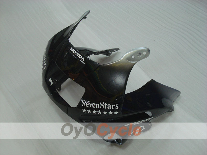 Verkleidungssatz für Honda CBR600 F2 91-94 - Schwarz, Silber - SevenStars #OYO87903112