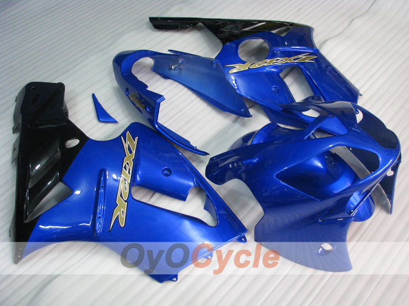Spritzguss-Verkleidungssatz für NINJA ZX-12R 02-05 - Blau, Schwarz - Werksstil #OYO87903113 Hauptbild