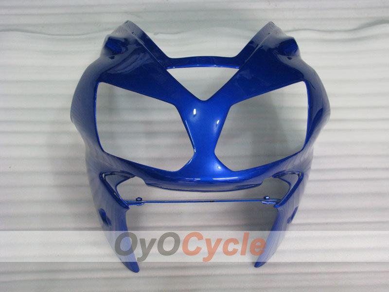 Spritzguss-Verkleidungssatz für NINJA ZX-12R 02-05 - Blau, Schwarz - Werksstil #OYO87903113
