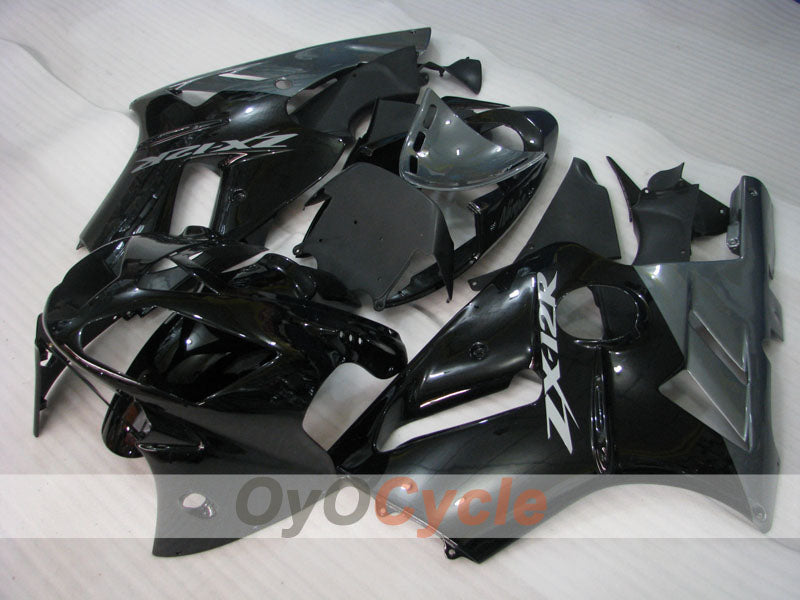 Spritzguss-Verkleidungssatz für NINJA ZX-12R 02-05 - Schwarz, Grau - Werksstil #OYO87903114 Zweitbild