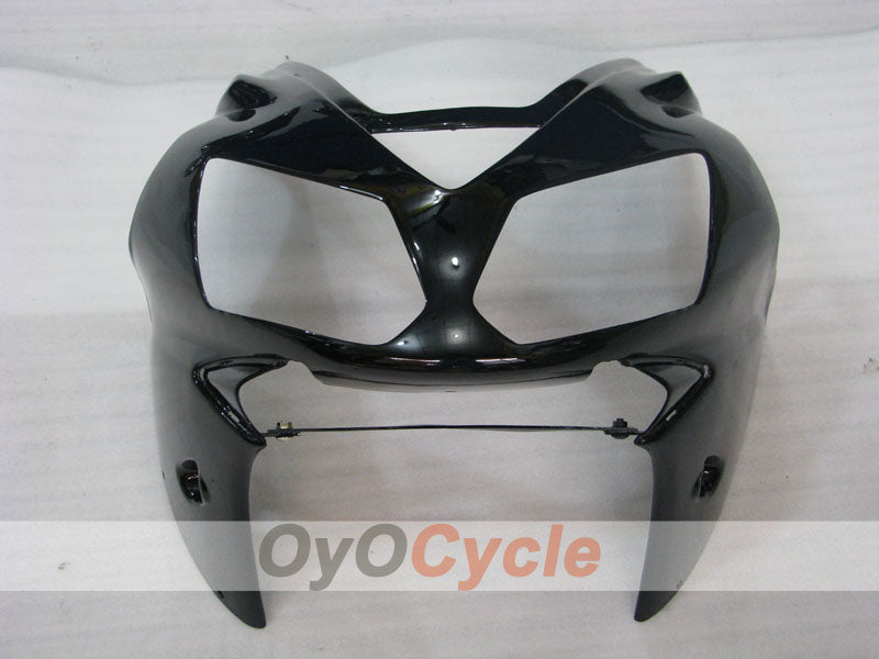 Spritzguss-Verkleidungssatz für NINJA ZX-12R 02-05 - Schwarz, Grau - Werksstil #OYO87903114