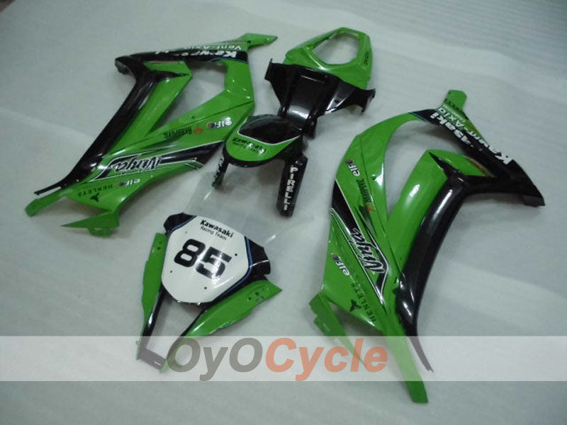 Einspritzverkleidungssatz für 11-15 NINJA ZX-10R - Grün, Schwarz - PIRELLI #OYO87903136