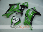 Einspritzverkleidungssatz für 11-15 NINJA ZX-10R - Grün, Schwarz - PIRELLI #OYO87903136