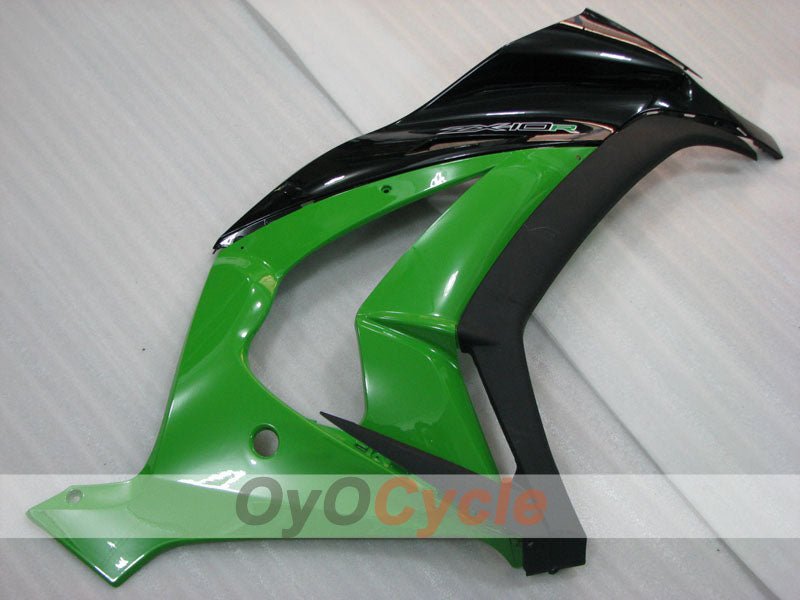 Einspritzverkleidungssatz für 11-15 NINJA ZX-10R - Grün, Schwarz - Werksstil #OYO87903138