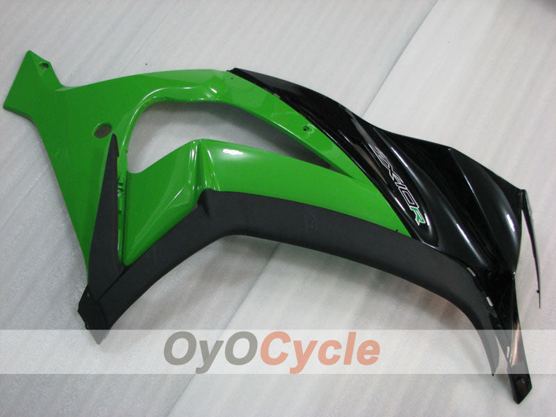 Einspritzverkleidungssatz für 11-15 NINJA ZX-10R - Grün, Schwarz - Werksstil #OYO87903138