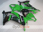 Einspritzverkleidungssatz für 11-15 NINJA ZX-10R - Grün, Schwarz - Werksstil #OYO87903139