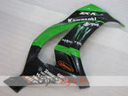 Einspritzverkleidungssatz für 11-15 NINJA ZX-10R - Grün, Schwarz - Werksstil #OYO87903139