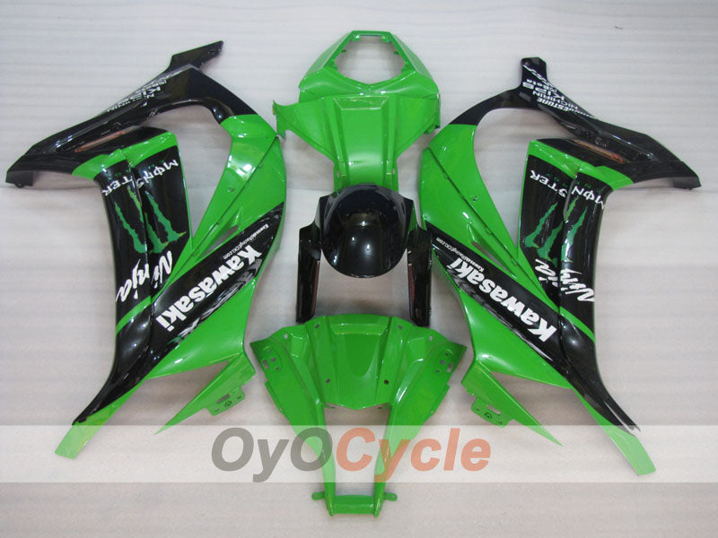 Einspritzverkleidungssatz für 11-15 NINJA ZX-10R - Grün, Schwarz - Werksstil #OYO87903139 Zweitbild