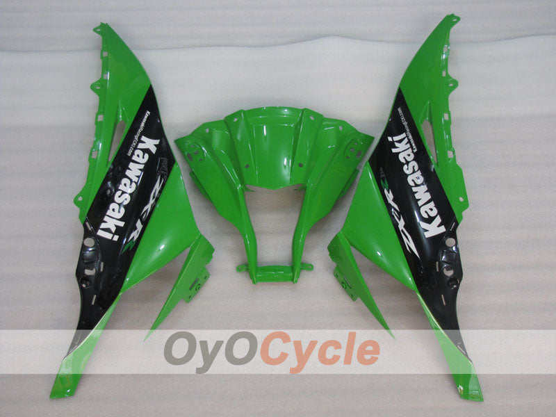 Einspritzverkleidungssatz für 11-15 NINJA ZX-10R - Grün, Schwarz - Werksstil #OYO87903139