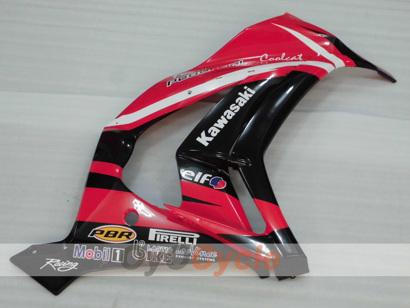 Einspritzverkleidungssatz für 11-15 NINJA ZX-10R - Rot, Schwarz - PIRELLI #OYO87903140