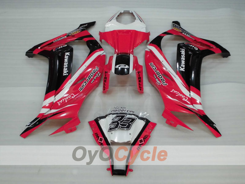 Einspritzverkleidungssatz für 11-15 NINJA ZX-10R - Rot, Schwarz - PIRELLI #OYO87903140 Zweitbild