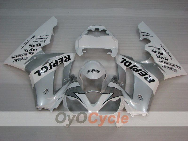 Einspritzverkleidungssatz für Triumph Daytona 675 06-08 - Weiß, Grau - MICHELIN #OYO87903145 Zweitbild