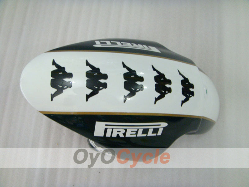 Einspritzverkleidungssatz für Triumph Daytona 675 06-08 - Grün, Weiß - Werksdesign #OYO87903151