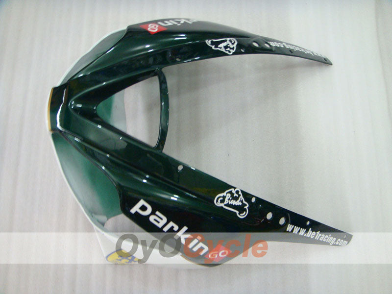 Einspritzverkleidungssatz für Triumph Daytona 675 06-08 - Grün, Weiß - Werksdesign #OYO87903151