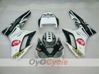 Einspritzverkleidungssatz für Triumph Daytona 675 06-08 - Grün, Weiß - Werksdesign #OYO87903151