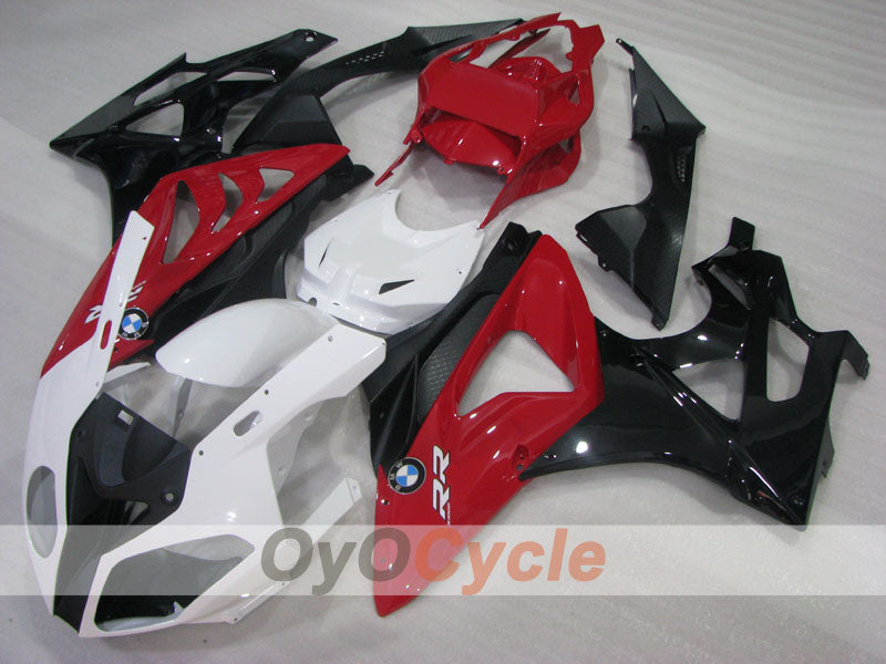 Einspritzverkleidungssatz für BMW S1000RR 09-14 - Rot, Weiß - Castrol #OYO87903153