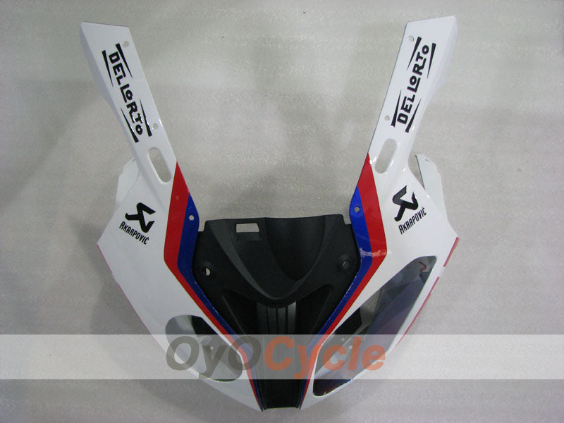 Einspritzverkleidungssatz für BMW S1000RR 09-14 - Blau, Weiß - Castrol #OYO87903154