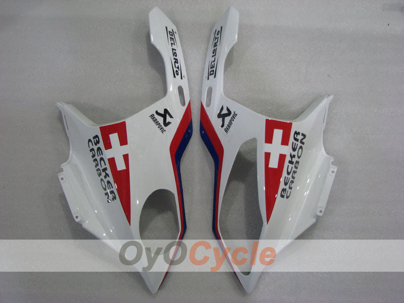 Einspritzverkleidungssatz für BMW S1000RR 09-14 - Blau, Weiß - Castrol #OYO87903154